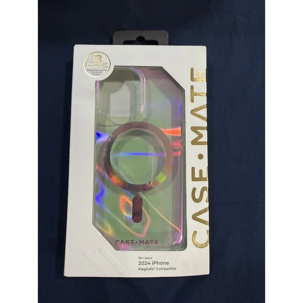 Case-mate 2024 iPhone 16 Pro Case Soap Bubble with MagSafe
